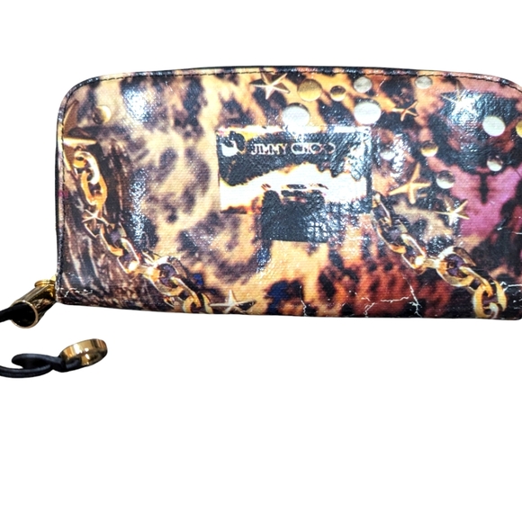 Pre-Owned Jimmy Choo signed wallet- As is - Callouts - Picture 1 of 10